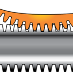 Dual Lead Worm Gear oversize diameter pitch circle